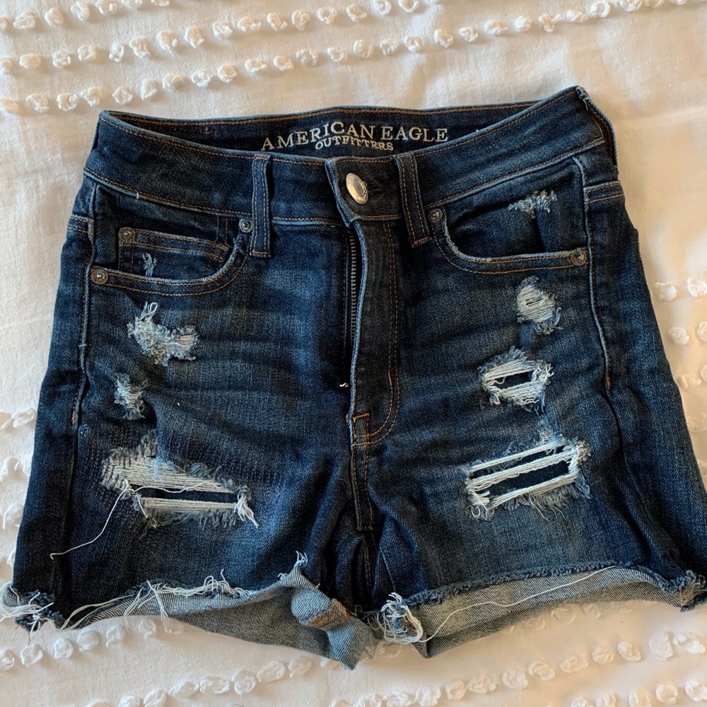 American eagle jean shorts
